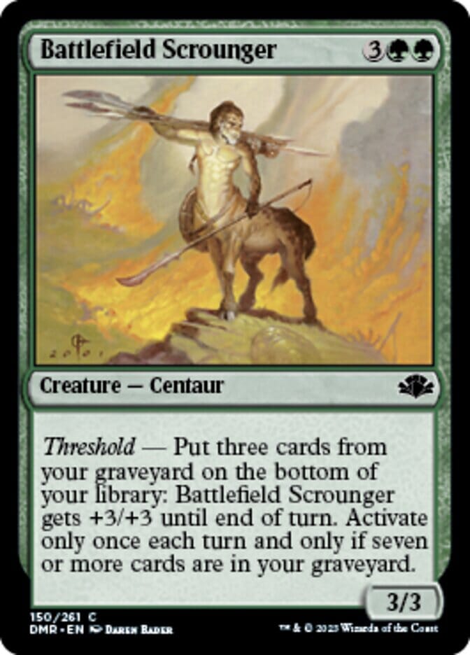 Battlefield Scrounger [Dominaria Remastered] MTG Single Magic: The Gathering  | Multizone: Comics And Games