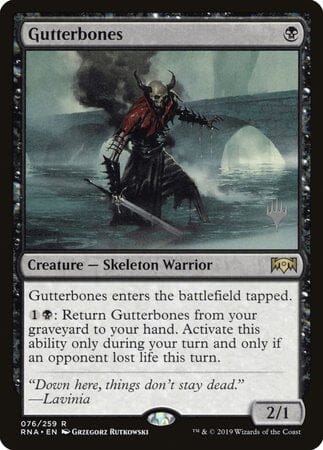 Gutterbones [Ravnica Allegiance Promos] MTG Single Magic: The Gathering  | Multizone: Comics And Games