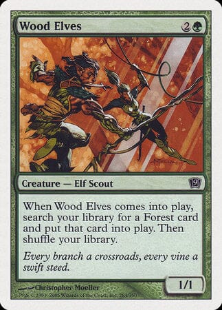 Wood Elves [Ninth Edition] MTG Single Magic: The Gathering  | Multizone: Comics And Games