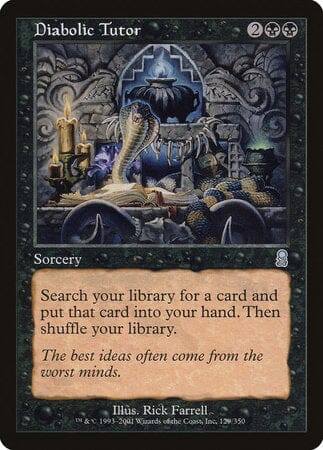 Diabolic Tutor [Odyssey] MTG Single Magic: The Gathering  | Multizone: Comics And Games