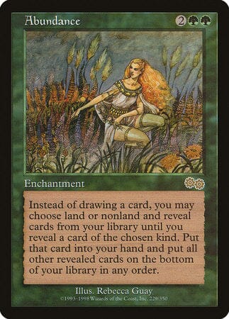 Abundance [Urza's Saga] MTG Single Magic: The Gathering  | Multizone: Comics And Games