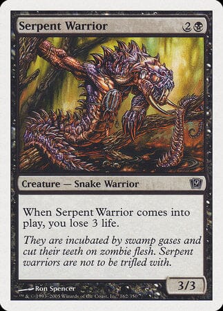 Serpent Warrior [Ninth Edition] MTG Single Magic: The Gathering  | Multizone: Comics And Games