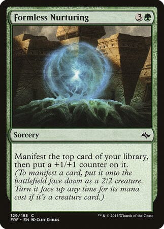 Formless Nurturing [Fate Reforged] MTG Single Magic: The Gathering  | Multizone: Comics And Games