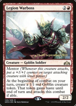Legion Warboss [Guilds of Ravnica Promos] MTG Single Magic: The Gathering  | Multizone: Comics And Games