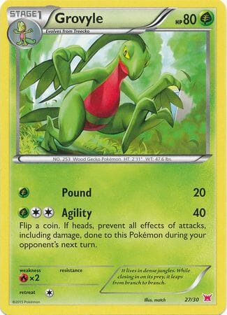Grovyle (27/30) [XY: Trainer Kit 2 - Latias] Pokemon Single Pokémon  | Multizone: Comics And Games