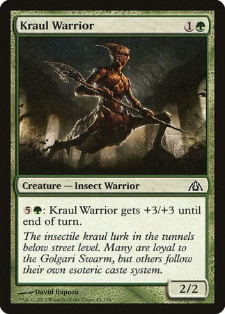 Kraul Warrior [Dragon's Maze] MTG Single Magic: The Gathering  | Multizone: Comics And Games