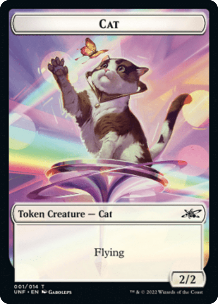Cat // Food (10) Double-sided Token [Unfinity Tokens] MTG Single Magic: The Gathering  | Multizone: Comics And Games
