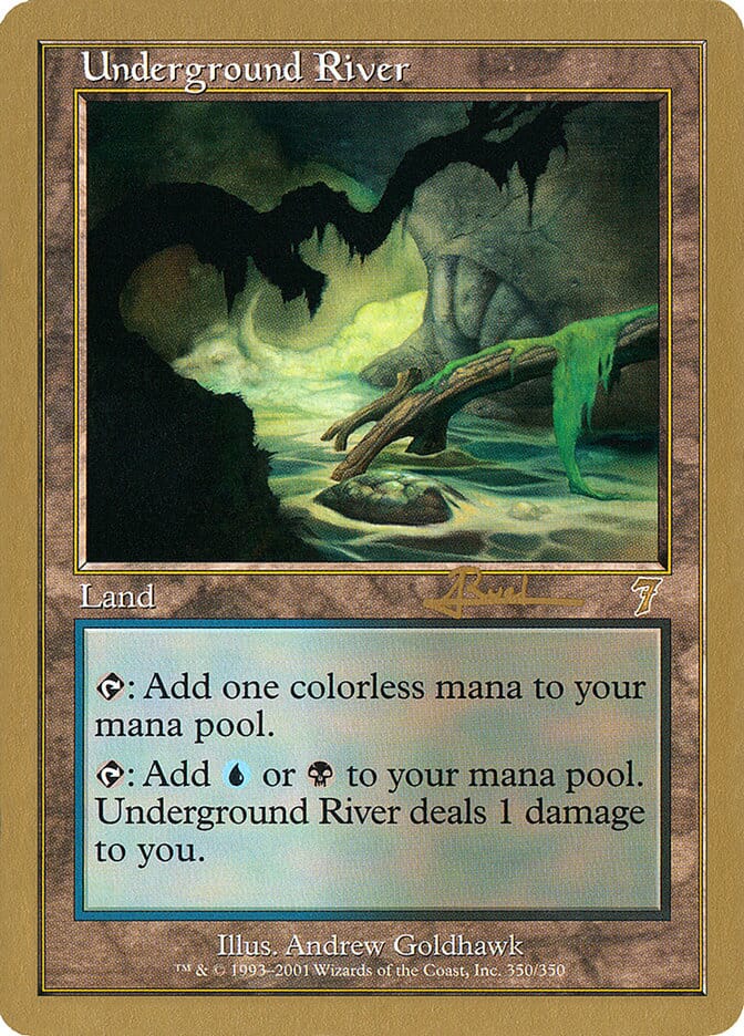 Underground River (Antoine Ruel) [World Championship Decks 2001] MTG Single Magic: The Gathering  | Multizone: Comics And Games