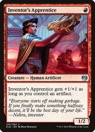 Inventor's Apprentice [Kaladesh] MTG Single Magic: The Gathering  | Multizone: Comics And Games