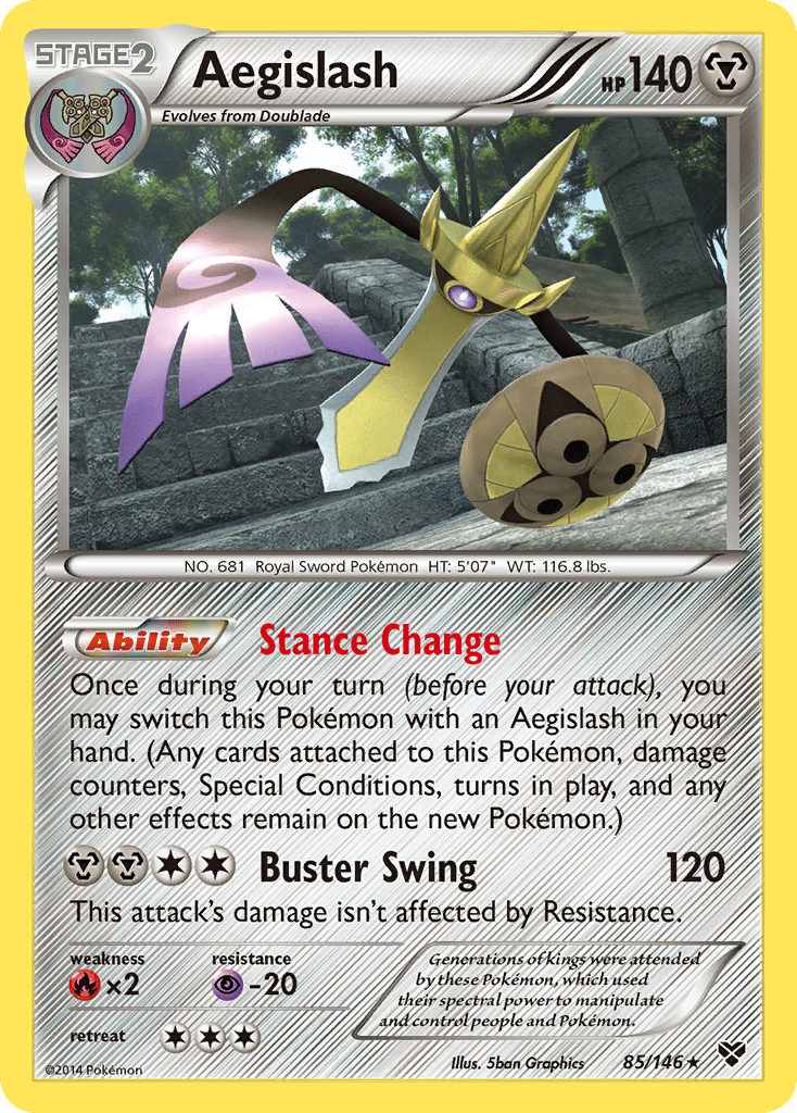 Aegislash (85/146) [XY: Base Set] Pokemon Single Pokémon  | Multizone: Comics And Games