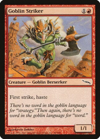 Goblin Striker [Mirrodin] MTG Single Magic: The Gathering  | Multizone: Comics And Games