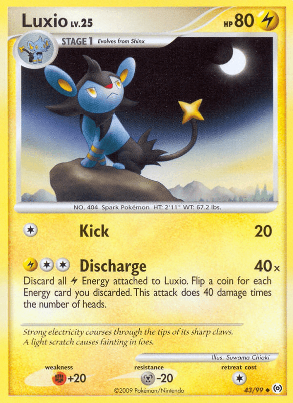 Luxio (43/99) [Platinum: Arceus] Pokemon Single Pokémon  | Multizone: Comics And Games
