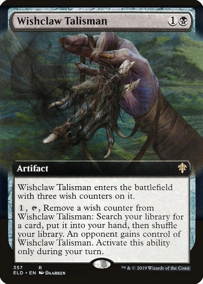 Wishclaw Talisman (Extended Art) [Throne of Eldraine] MTG Single Magic: The Gathering  | Multizone: Comics And Games