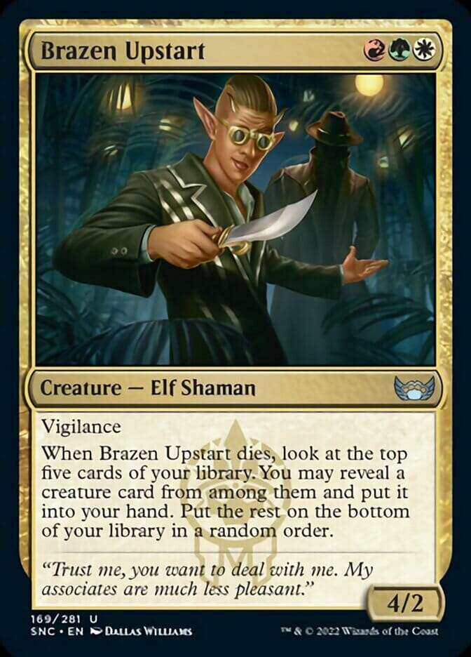 Brazen Upstart [Streets of New Capenna] MTG Single Magic: The Gathering  | Multizone: Comics And Games