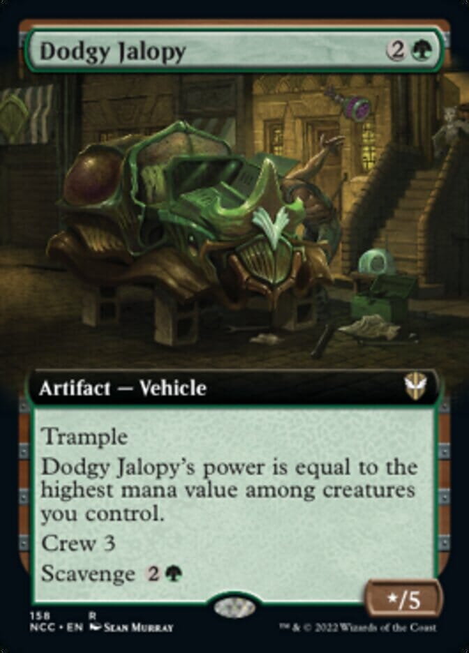 Dodgy Jalopy (Extended Art) [Streets of New Capenna Commander] MTG Single Magic: The Gathering  | Multizone: Comics And Games