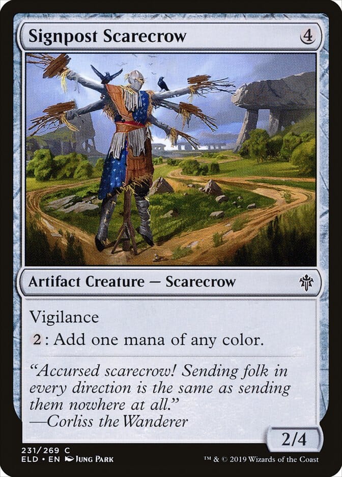 Signpost Scarecrow [Throne of Eldraine] MTG Single Magic: The Gathering  | Multizone: Comics And Games