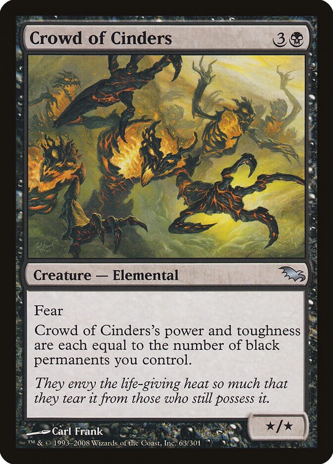 Crowd of Cinders [Shadowmoor] MTG Single Magic: The Gathering  | Multizone: Comics And Games