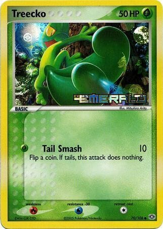 Treecko (70/106) (Stamped) [EX: Emerald] Pokemon Single Pokémon  | Multizone: Comics And Games
