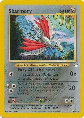 Skarmory (23/64) [Neo Revelation Unlimited] Pokemon Single Pokémon  | Multizone: Comics And Games