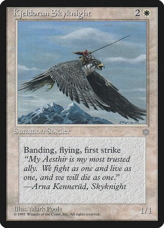 Kjeldoran Skyknight [Ice Age] MTG Single Magic: The Gathering  | Multizone: Comics And Games