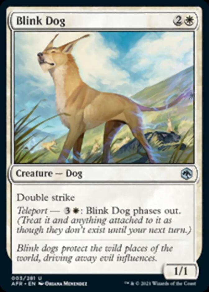 Blink Dog [Dungeons & Dragons: Adventures in the Forgotten Realms] MTG Single Magic: The Gathering  | Multizone: Comics And Games