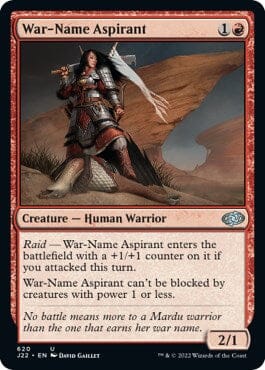 War-Name Aspirant [Jumpstart 2022] MTG Single Magic: The Gathering  | Multizone: Comics And Games