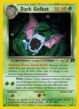 Dark Golbat (7/82) [Team Rocket Unlimited] Pokemon Single Pokémon  | Multizone: Comics And Games