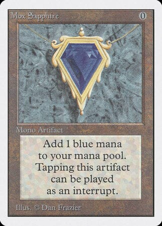 Mox Sapphire [Unlimited Edition] MTG Single Magic: The Gathering  | Multizone: Comics And Games