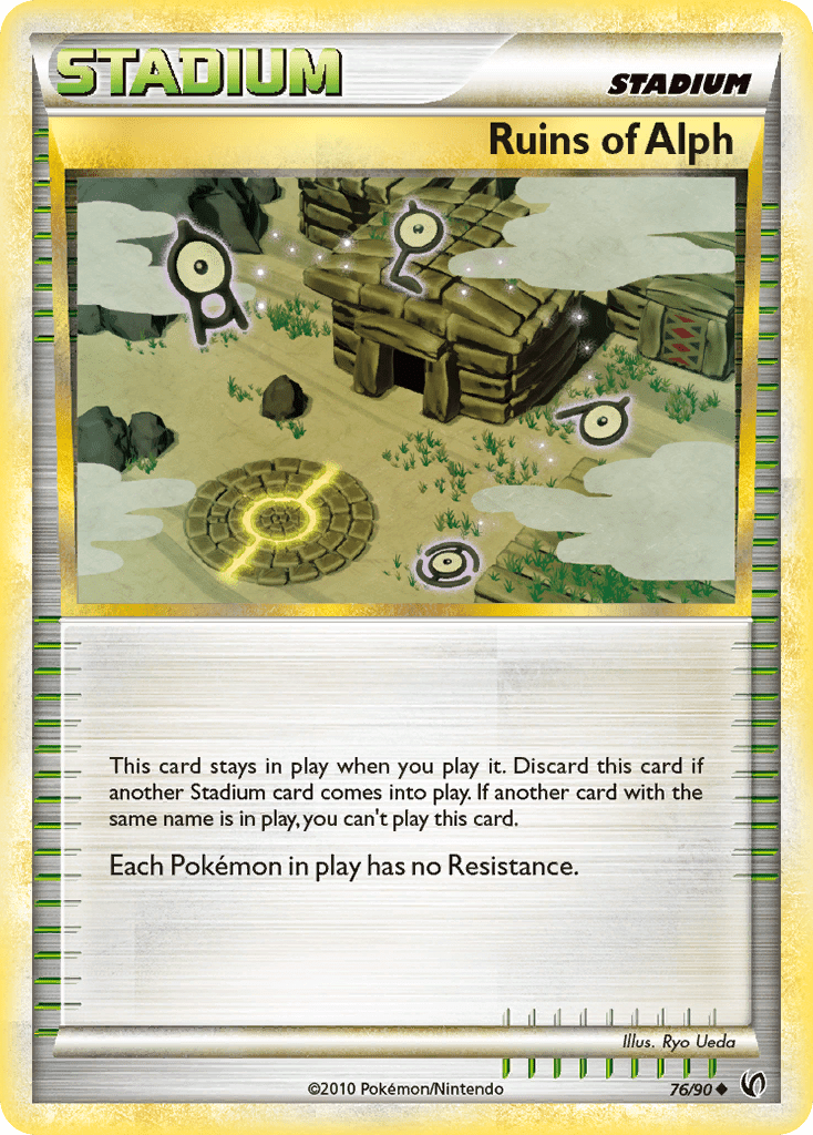 Ruins of Alph (76/90) [HeartGold & SoulSilver: Undaunted] Pokemon Single Pokémon  | Multizone: Comics And Games