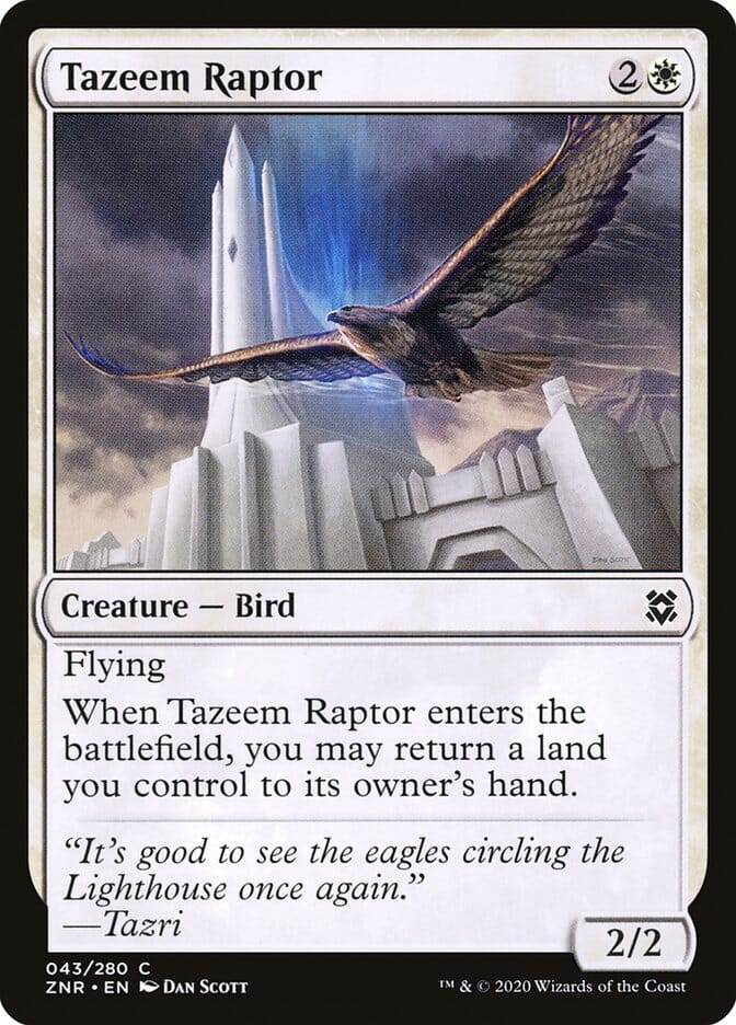 Tazeem Raptor [Zendikar Rising] MTG Single Magic: The Gathering  | Multizone: Comics And Games