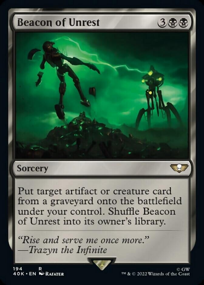 Beacon of Unrest [Universes Beyond: Warhammer 40,000] MTG Single Magic: The Gathering  | Multizone: Comics And Games