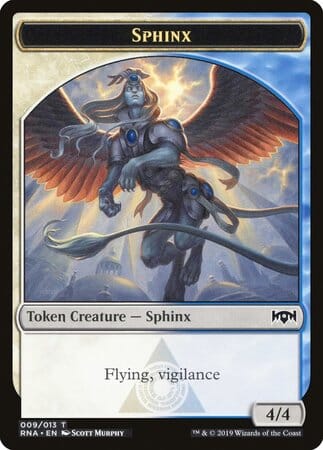 Sphinx Token [Ravnica Allegiance Tokens] MTG Single Magic: The Gathering  | Multizone: Comics And Games