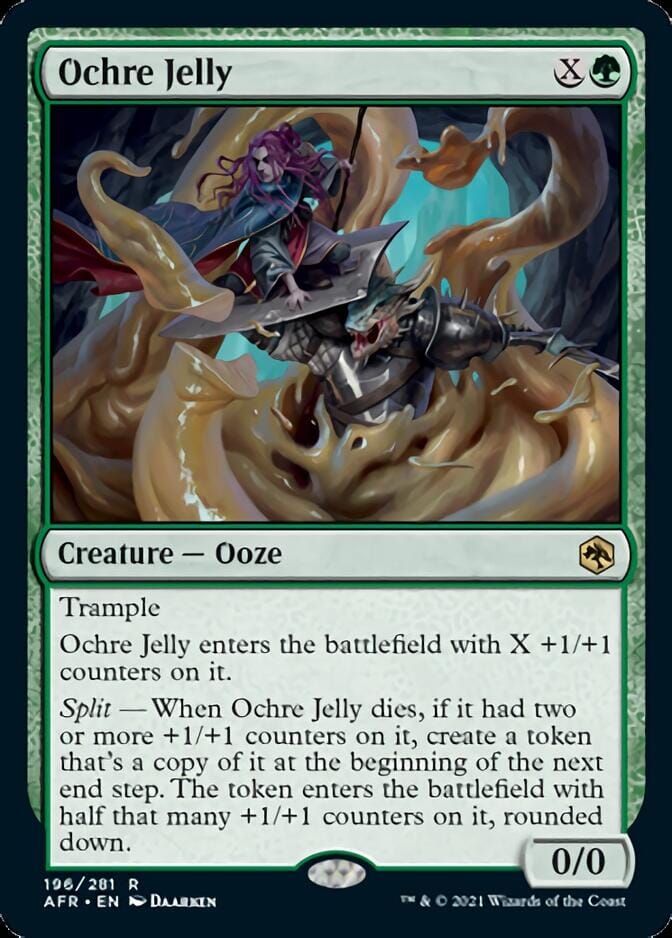 Ochre Jelly [Dungeons & Dragons: Adventures in the Forgotten Realms] MTG Single Magic: The Gathering  | Multizone: Comics And Games