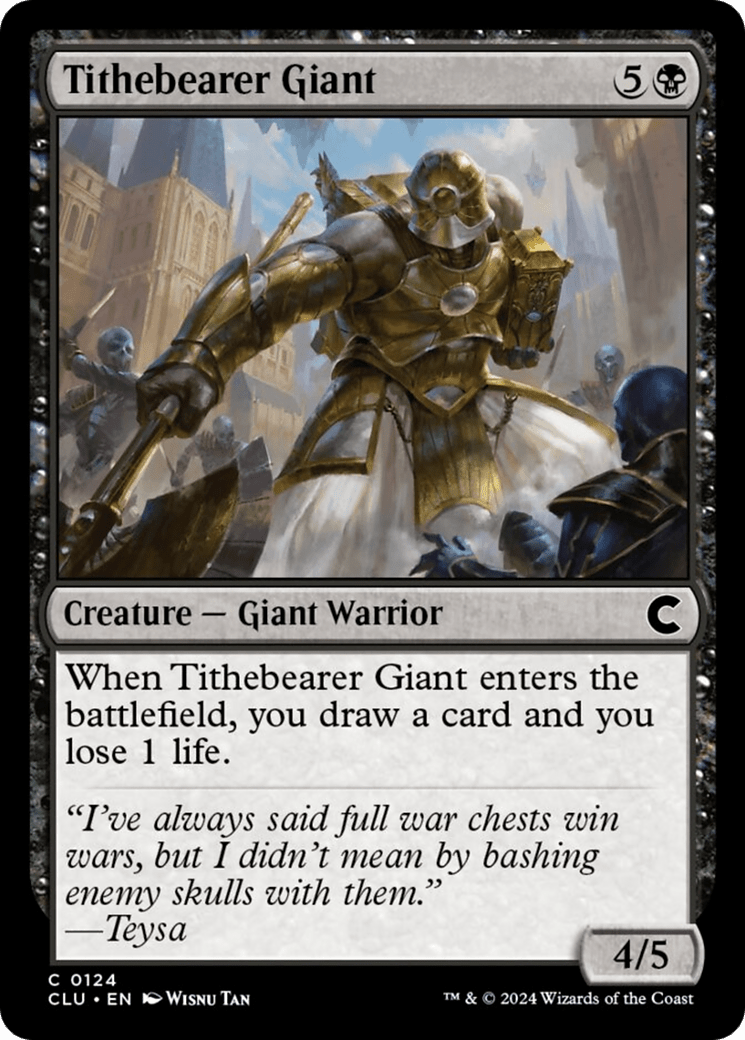 Tithebearer Giant [Ravnica: Clue Edition] MTG Single Magic: The Gathering  | Multizone: Comics And Games