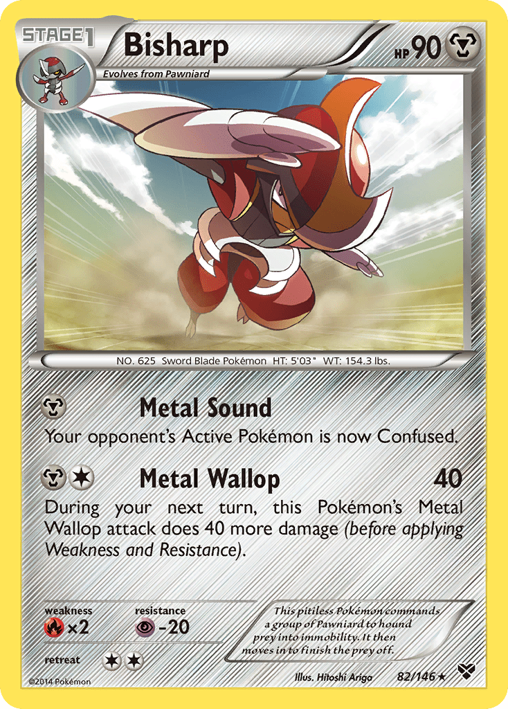 Bisharp (82/146) [XY: Base Set] Pokemon Single Pokémon  | Multizone: Comics And Games