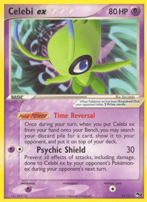 Celebi ex (17/17) [POP Series 2] Pokemon Single Pokémon  | Multizone: Comics And Games