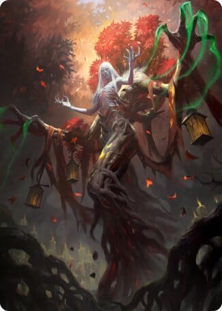 Wrenn and Seven Art Card [Innistrad: Midnight Hunt Art Series] MTG Single Magic: The Gathering  | Multizone: Comics And Games