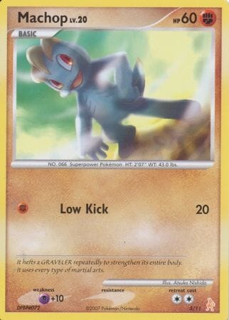 Machop (5/11) [Diamond & Pearl: Trainer Kit - Lucario] Pokemon Single Pokémon  | Multizone: Comics And Games