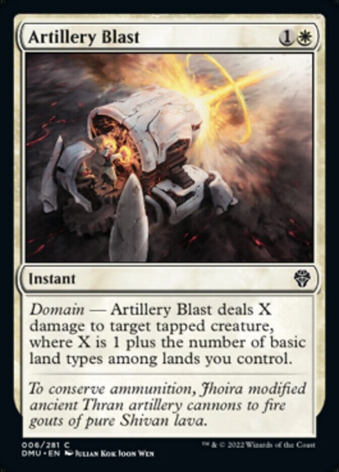 Artillery Blast [Dominaria United] MTG Single Magic: The Gathering  | Multizone: Comics And Games