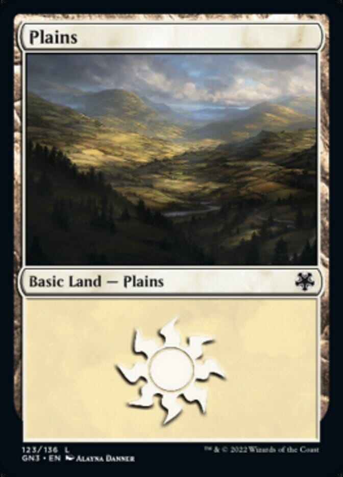Plains (123) [Game Night: Free-for-All] MTG Single Magic: The Gathering  | Multizone: Comics And Games