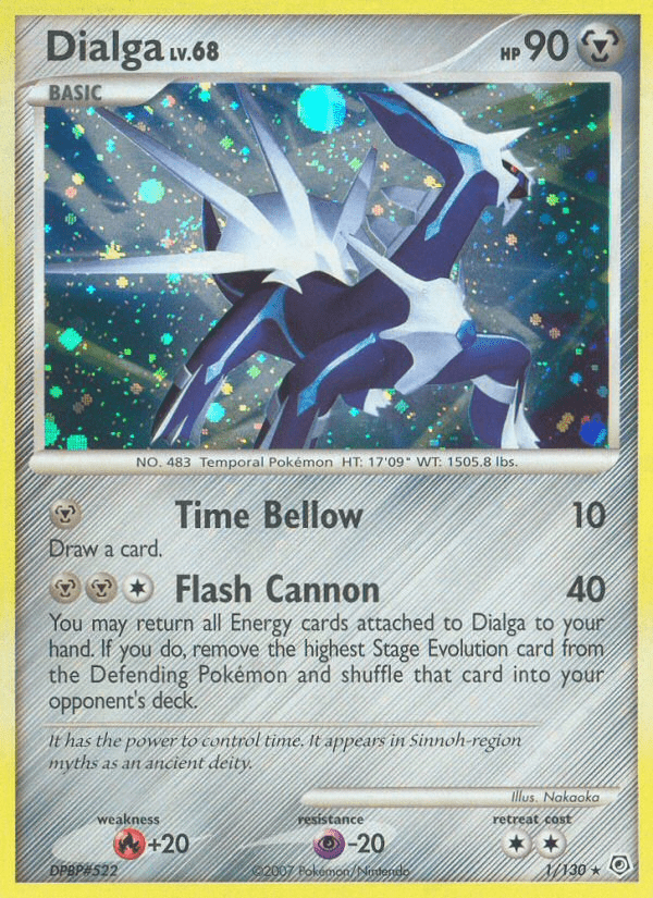 Dialga (1/130) [Diamond & Pearl: Base Set] Pokemon Single Pokémon  | Multizone: Comics And Games