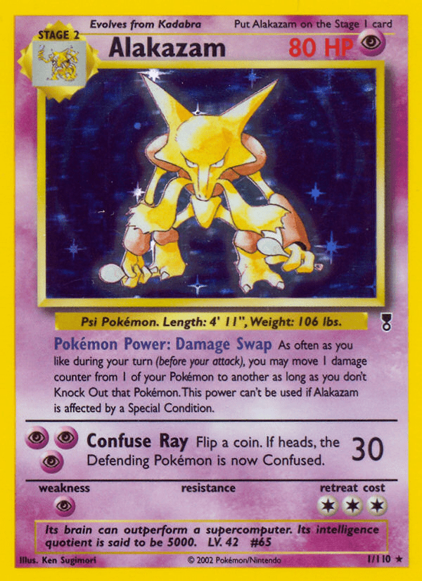 Alakazam (1/110) [Legendary Collection] Pokemon Single Pokémon  | Multizone: Comics And Games