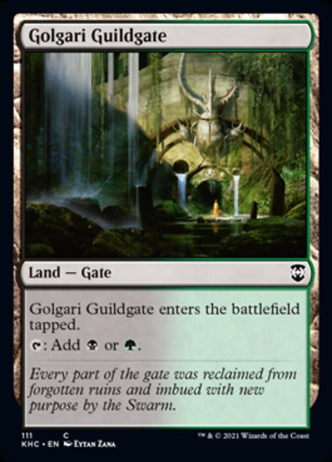Golgari Guildgate [Kaldheim Commander] MTG Single Magic: The Gathering  | Multizone: Comics And Games