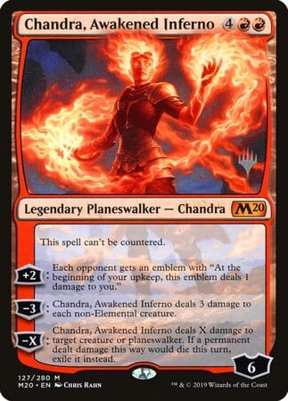 Chandra, Awakened Inferno [Core Set 2020 Promos] MTG Single Magic: The Gathering  | Multizone: Comics And Games
