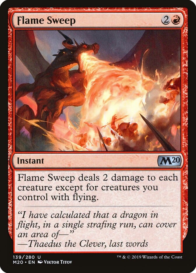 Flame Sweep [Core Set 2020] MTG Single Magic: The Gathering  | Multizone: Comics And Games