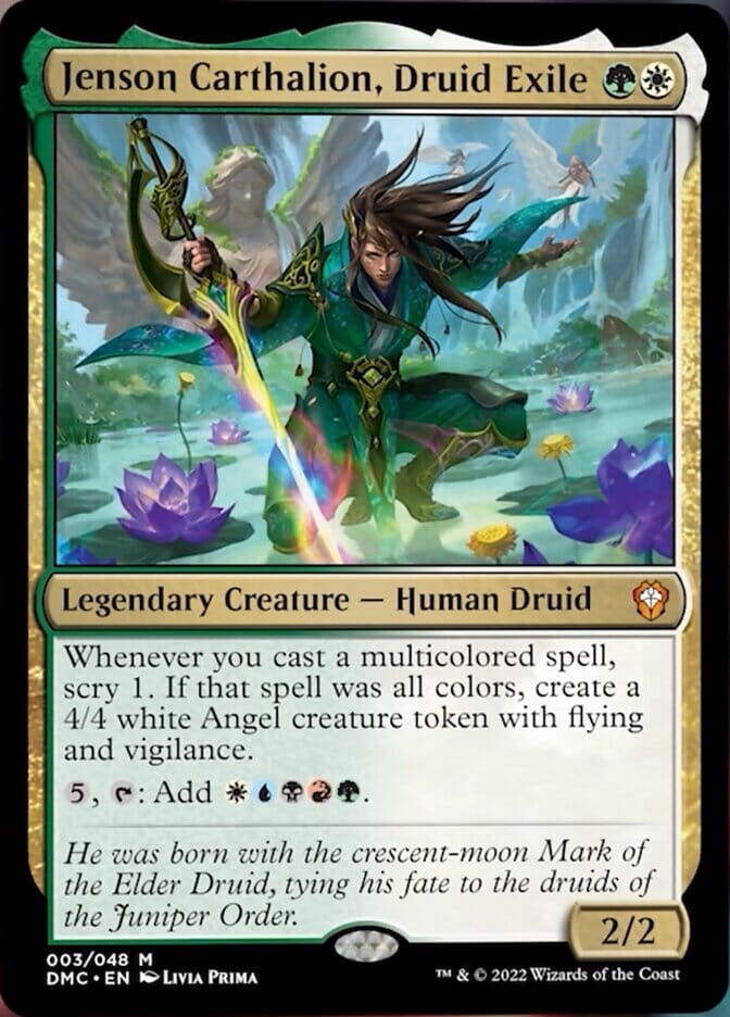 Jenson Carthalion, Druid Exile [Dominaria United Commander] MTG Single Magic: The Gathering  | Multizone: Comics And Games