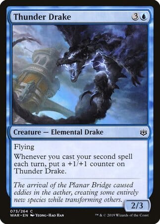 Thunder Drake [War of the Spark] MTG Single Magic: The Gathering  | Multizone: Comics And Games