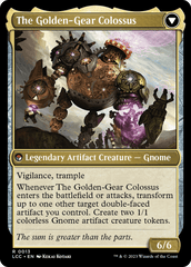 Tetzin, Gnome Champion // The Golden-Gear Colossus [The Lost Caverns of Ixalan Commander] MTG Single Magic: The Gathering  | Multizone: Comics And Games