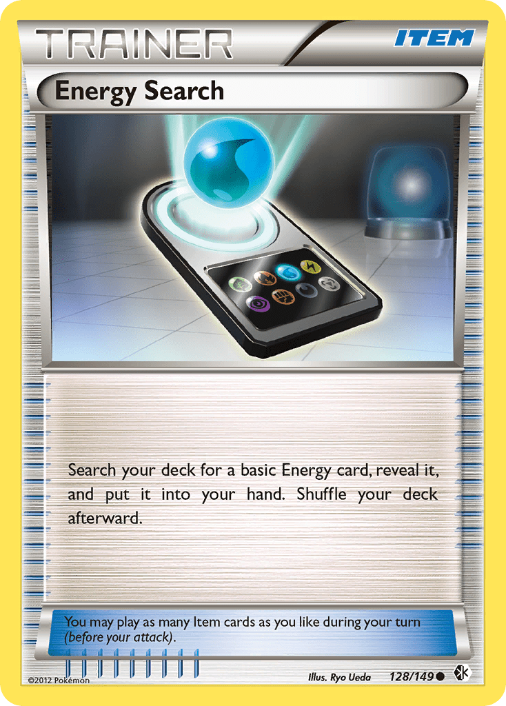 Energy Search (128/149) [Black & White: Boundaries Crossed] Pokemon Single Pokémon  | Multizone: Comics And Games
