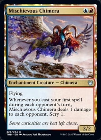 Mischievous Chimera [Theros Beyond Death] MTG Single Magic: The Gathering  | Multizone: Comics And Games